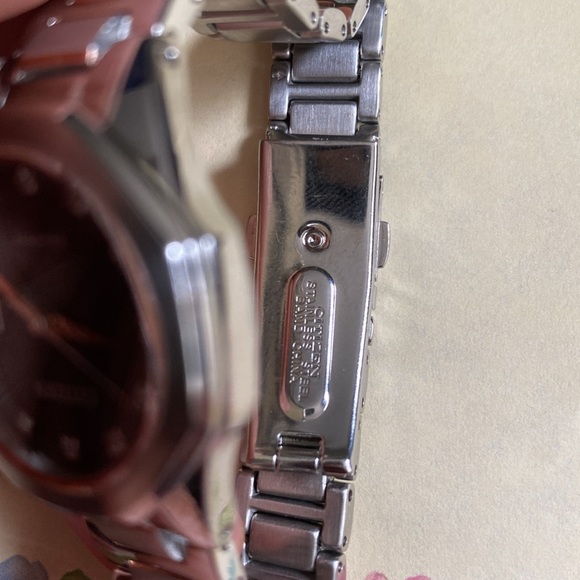 Beautiful Citizen Eco Drive E013-S121817 Diamond Dial Silver Men’s Dress Watch!! - Picture 10 of 14